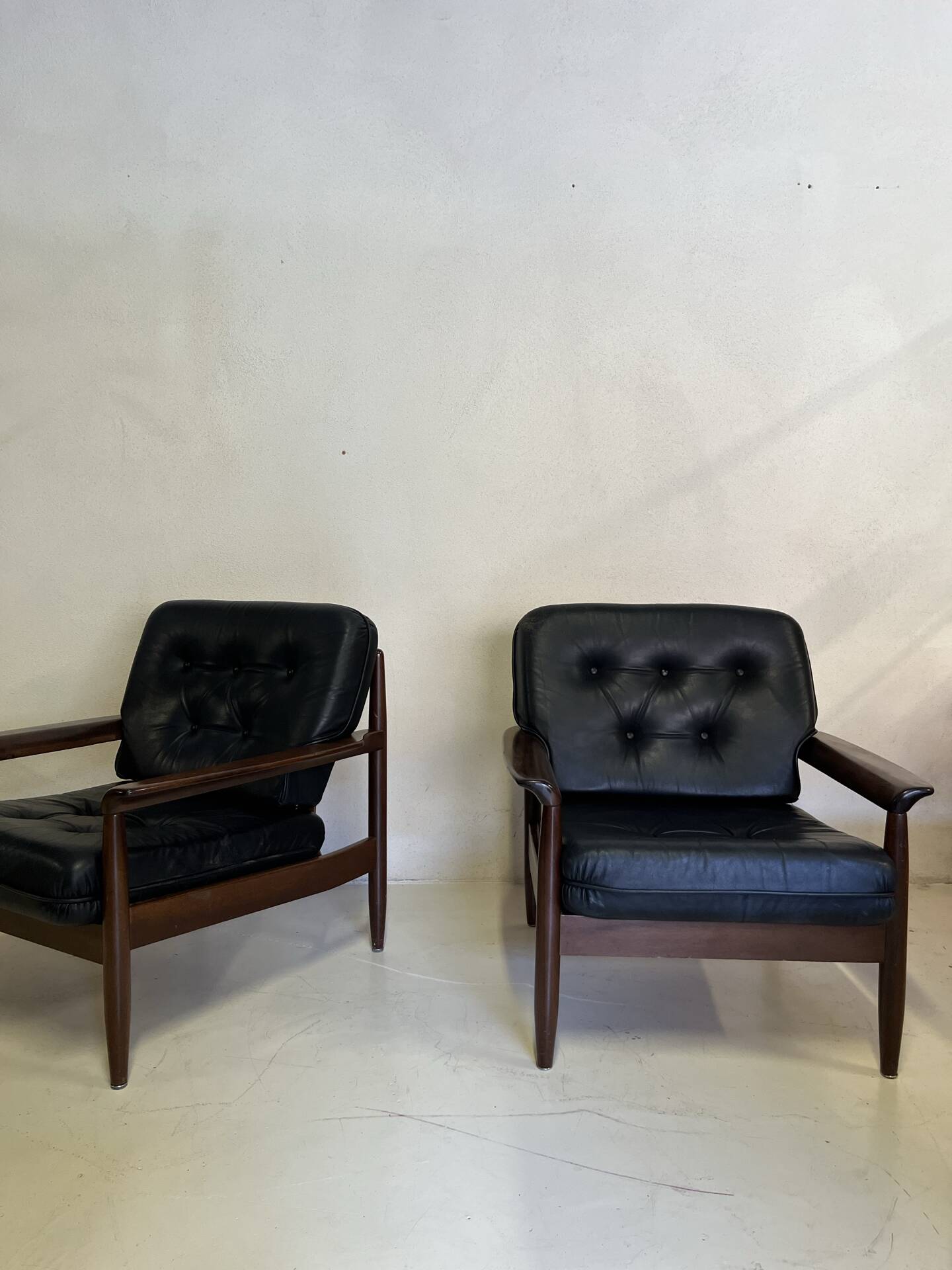 Paire de fauteuils scandinave danois