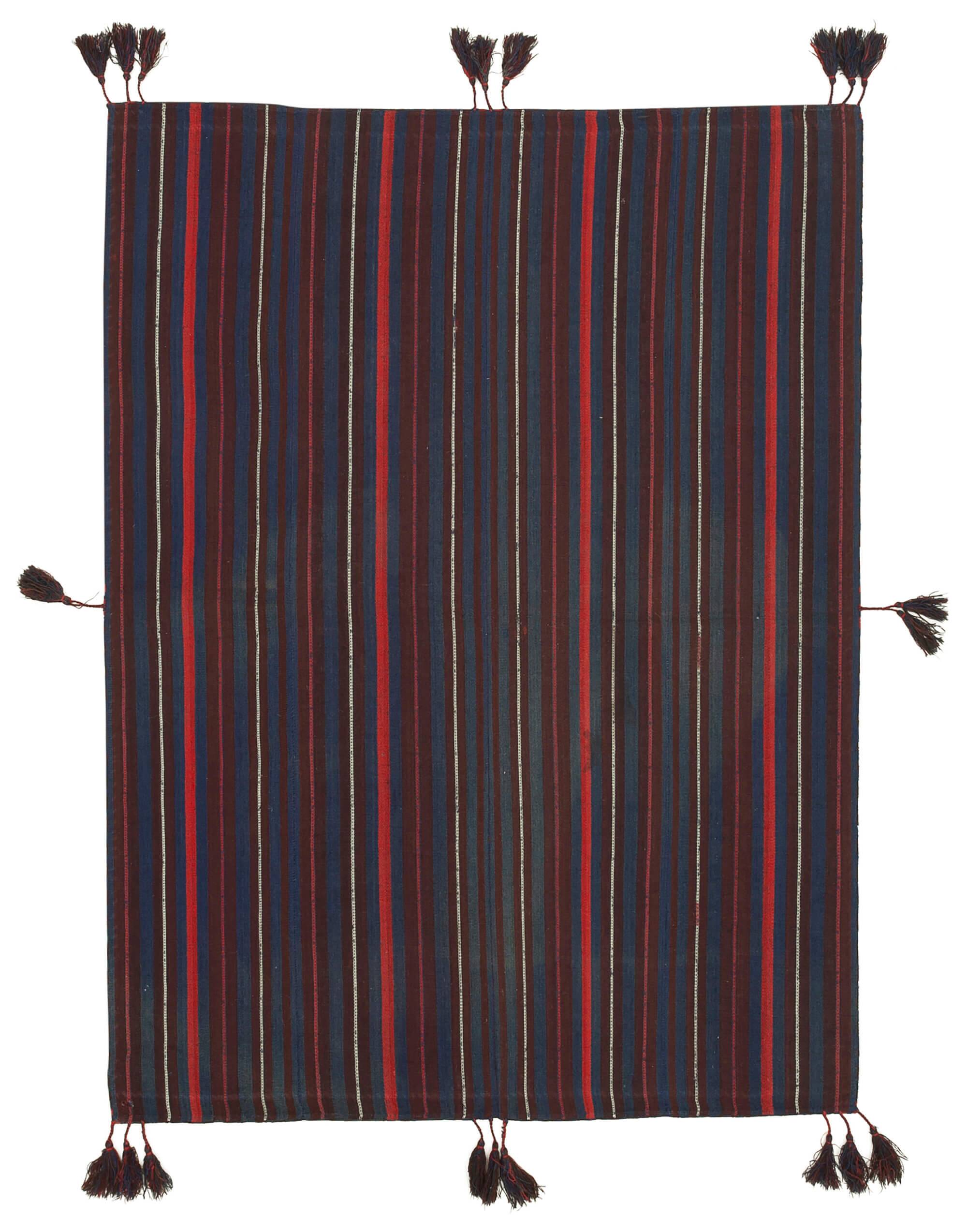 Turkish Handmade Vintage Anatolian Kilim 156 cm x 210 cm