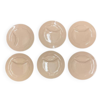 Fondue plate set
