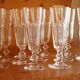 Ensemble de 11 flûtes cristal de Saint-Louis - Modèle Caton