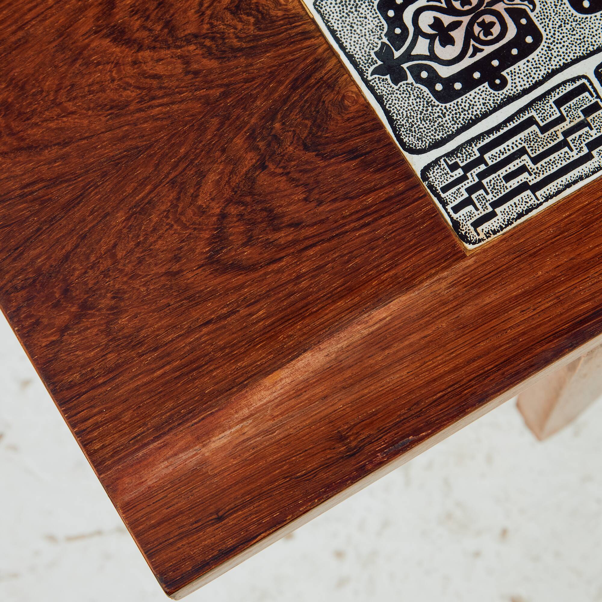 Restored rosewood coffee table