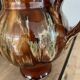 Ceramic lamp, fabric cable, cotton lampshade