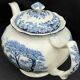 Théière mill stream Johnson Bros bleu vintage