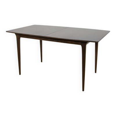 Table à manger extensible en teck de style mid-century par A.H. McIntosh & Co., Écosse, années 1960.