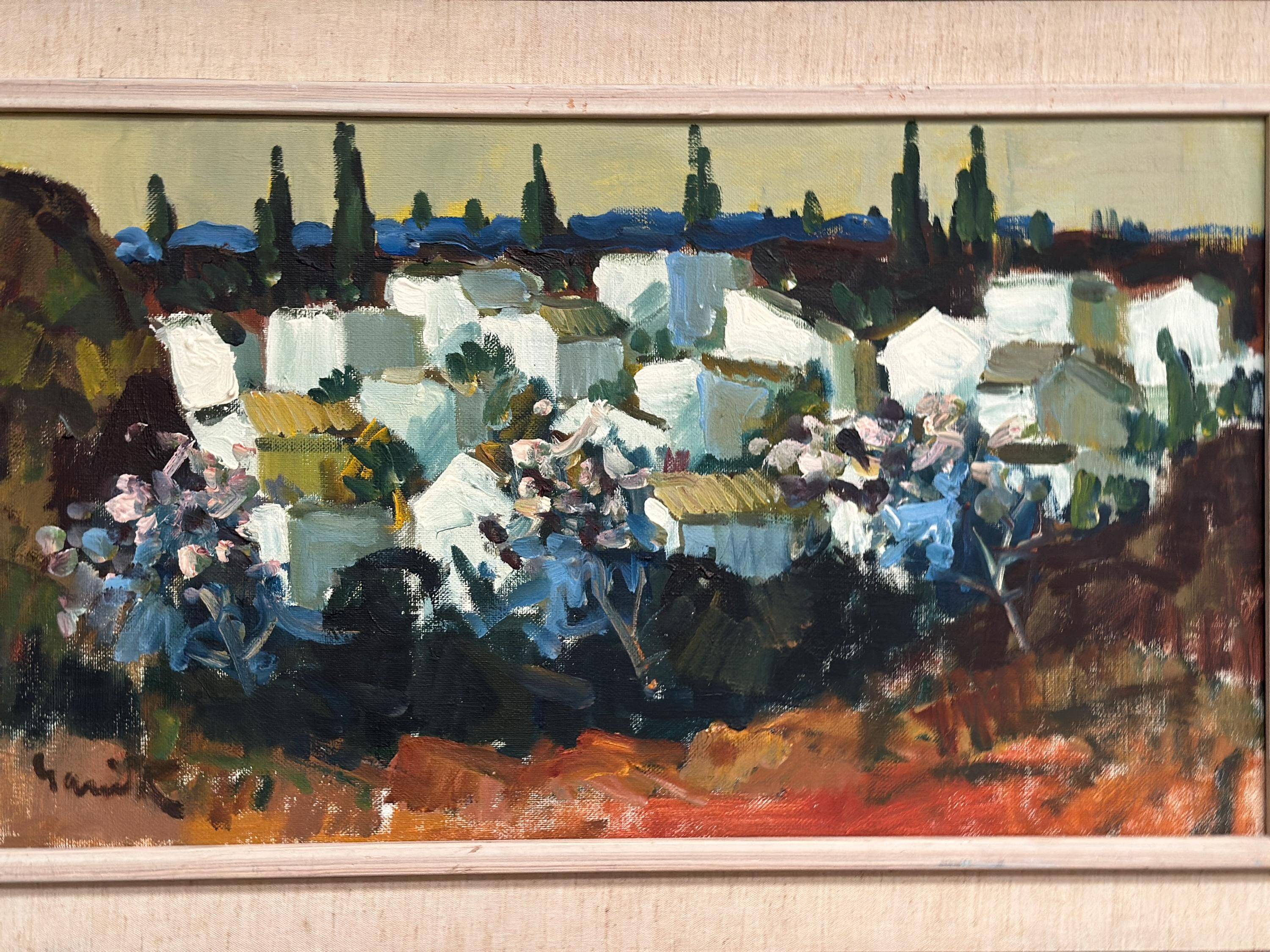 Swedish Oil on Canvas – “Almuñécar, Spain – Andalusia” by Tage Gavik
