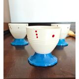 Set coquetiers et cuillères à œuf - Années 50