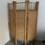 Vintage bamboo screen