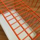 Authentic orange vintage metal drainer shelf from the Caddy brand
