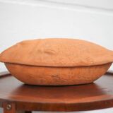 Plat en terre cuite forme poisson vintage, plat zoomorphe