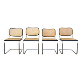 Sedie Cesca by Marcel Breuer for Gavina, 1960, Set of 4, Set of 4