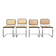Chaises Cesca par Marcel Breuer pour Gavina, 1960, Ensemble de 4, Ensemble de 4