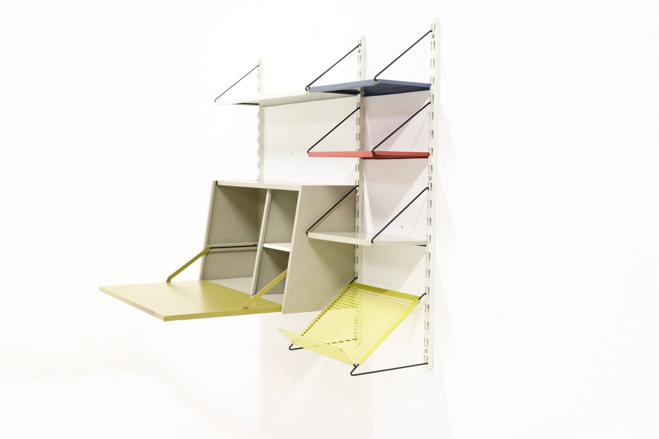Dutch Design Wall System by Tjerk Reijena for Pilastro, 1950s