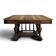 Renaissance-style table in solid walnut