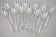 12 dessert spoons Grand Prix model silver-plated 18cm, excellent condition.