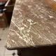 Art Deco sideboard with solid wood mirror and marble top