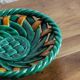 Woven ceramic fruit bowl or dish from Vallauris
