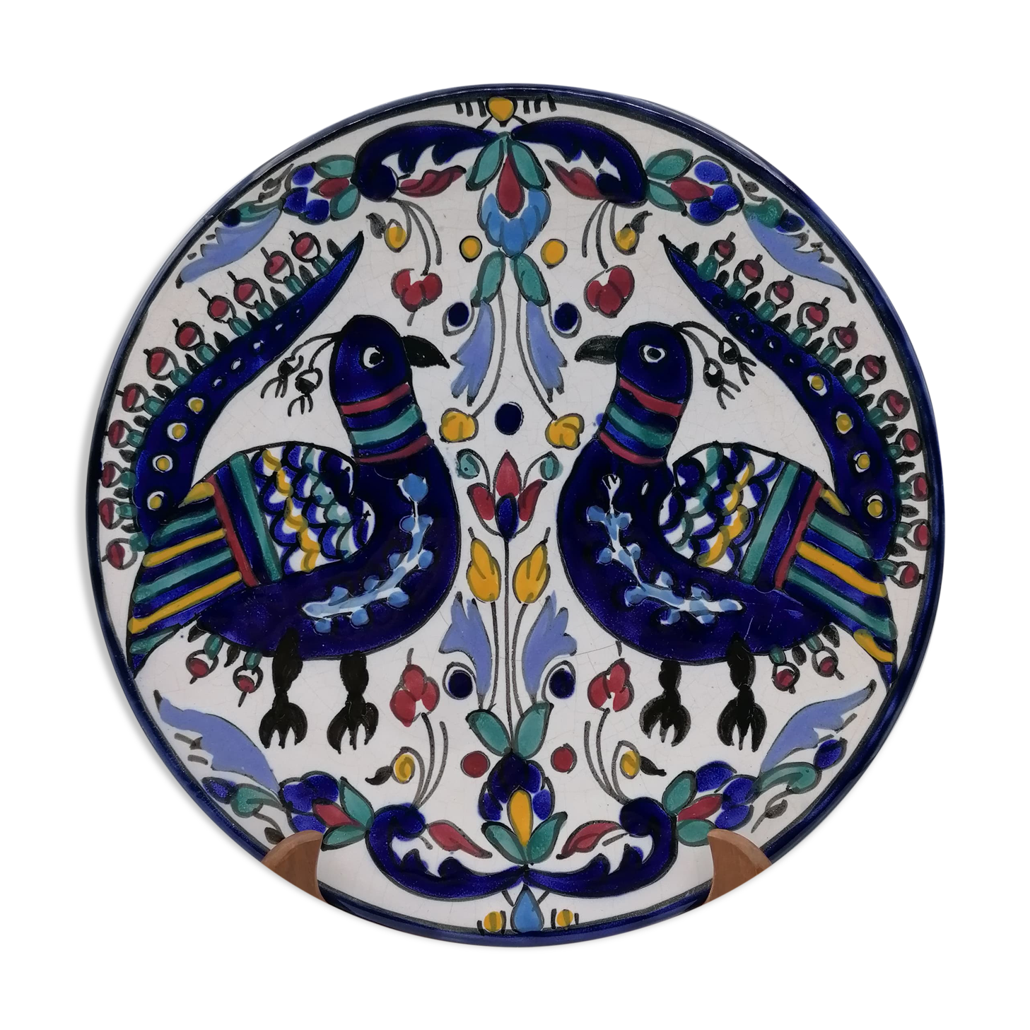 Large ethnic plate