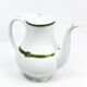Christofle Paris – Teapot in porcelain, Green Ribbon model