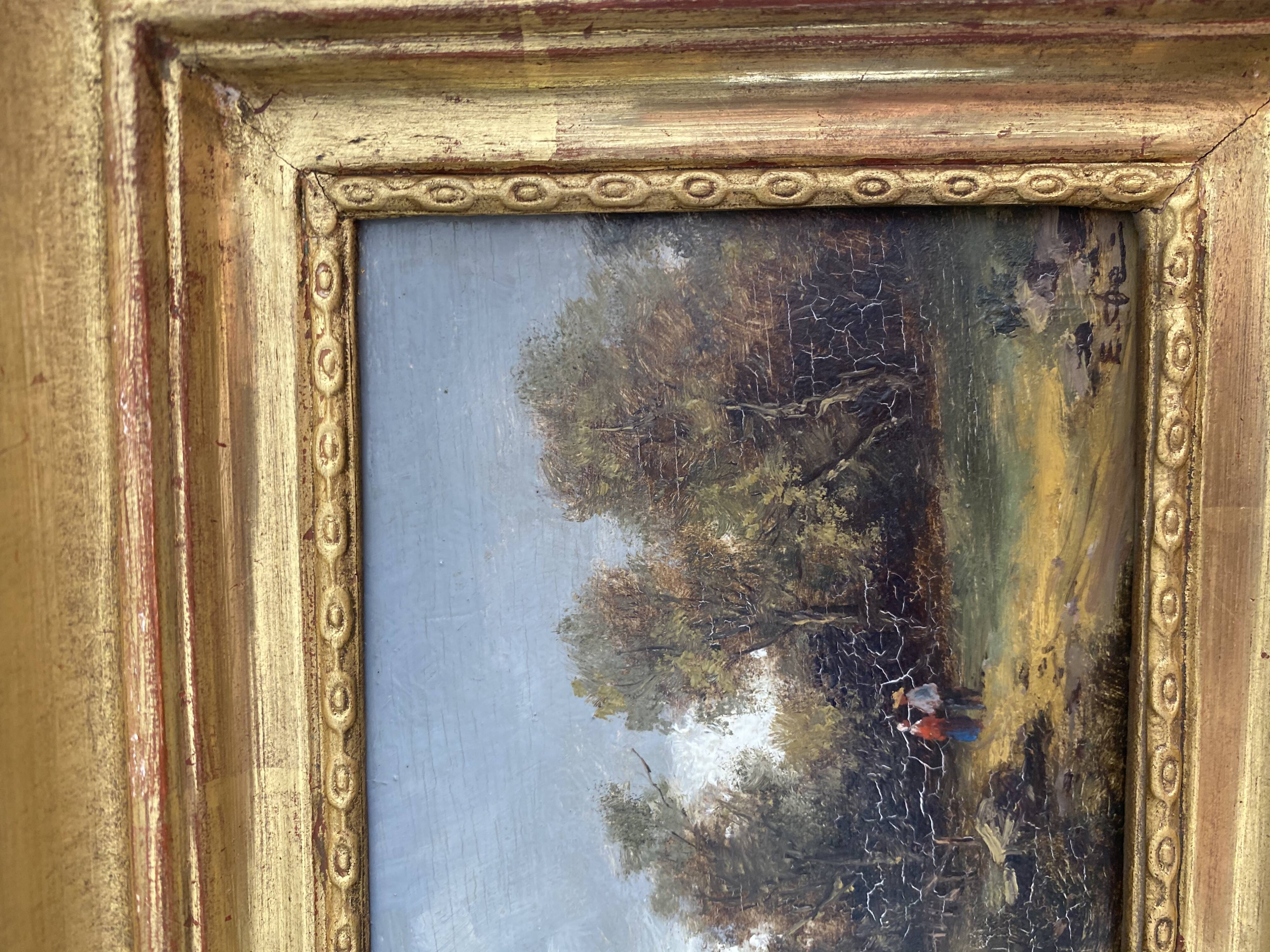 Landscape framed early twentieth