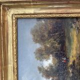 Landscape framed early twentieth