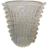 Vase en verre de murano multicolore fait à la main