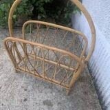 Bamboo magazine rack