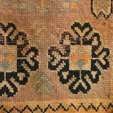 Vintage moroccan rug, original faded pastel toned boujad 82x123cm