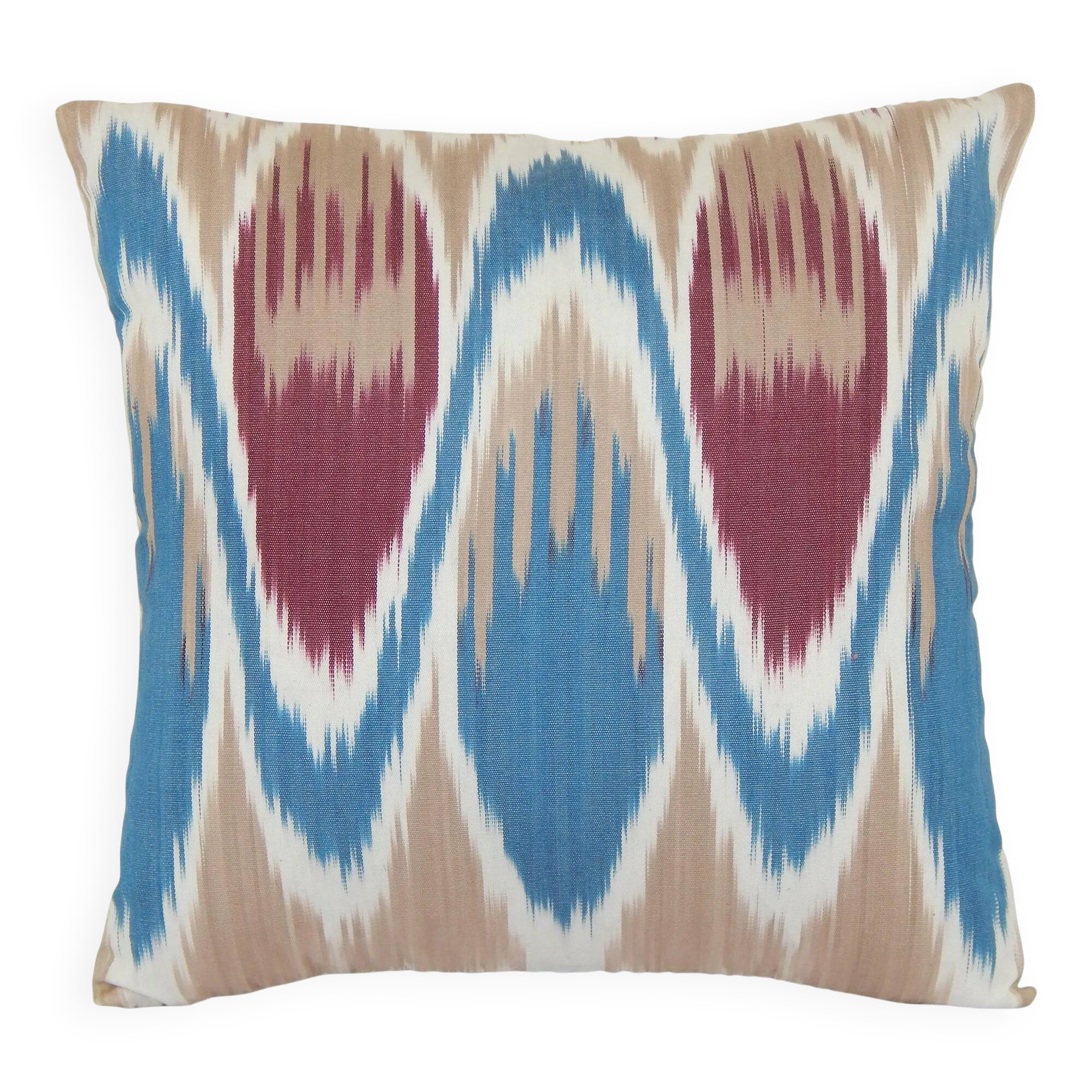Vintage ikat cushion cover 33x33 cm