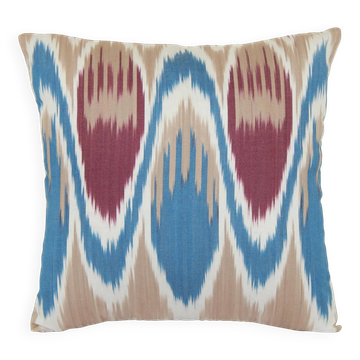 Vintage ikat cushion cover 33x33 cm