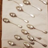 12 silver spoons
