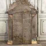 Painted carved wooden mirror, 18th century