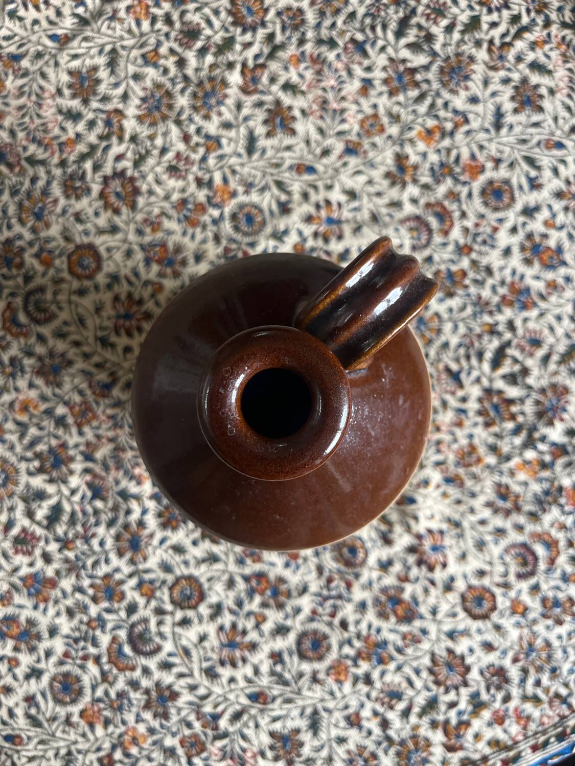 Ceramic whiskey or water pitcher
