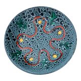 Ceramic dish 60-70 Poet Laval Modernist abstract décor
