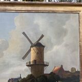 Large 19th-century painting after The Mill at Wijk bij Duurstede by Jacob van Ruisdael.