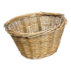 Small front bicycle basket in wicker.