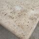 Travertine coffee table, Angelo Mangiarotti, Italy, 1970s
