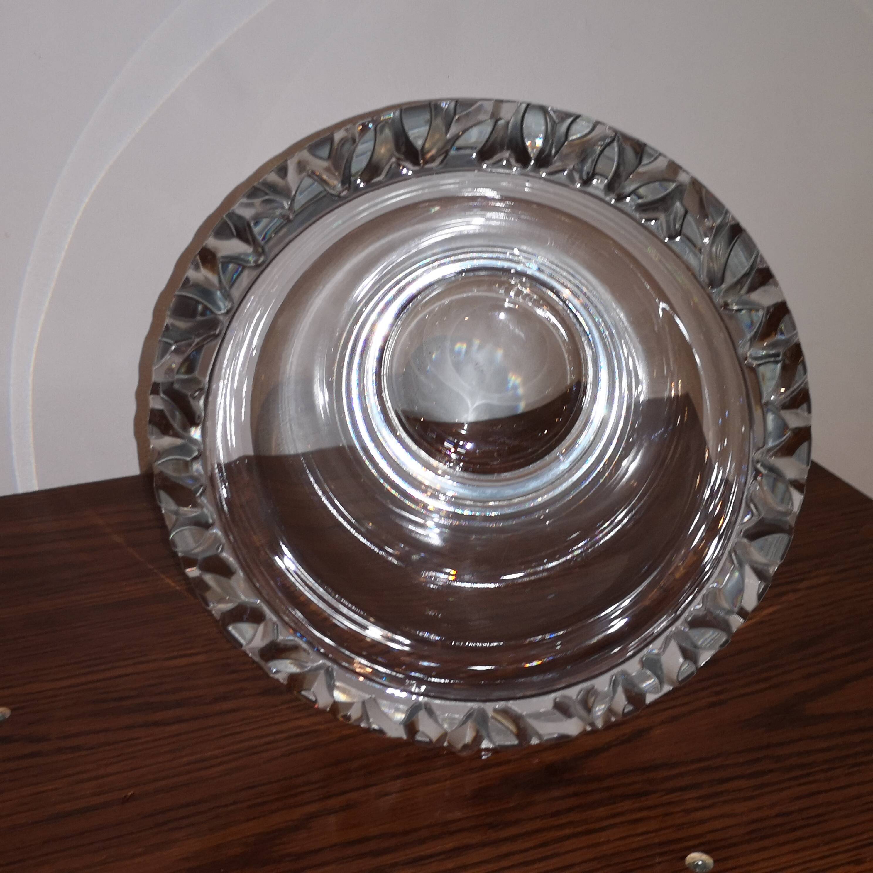 Mikasa germany vintage crystal champagne bucket cooler vase