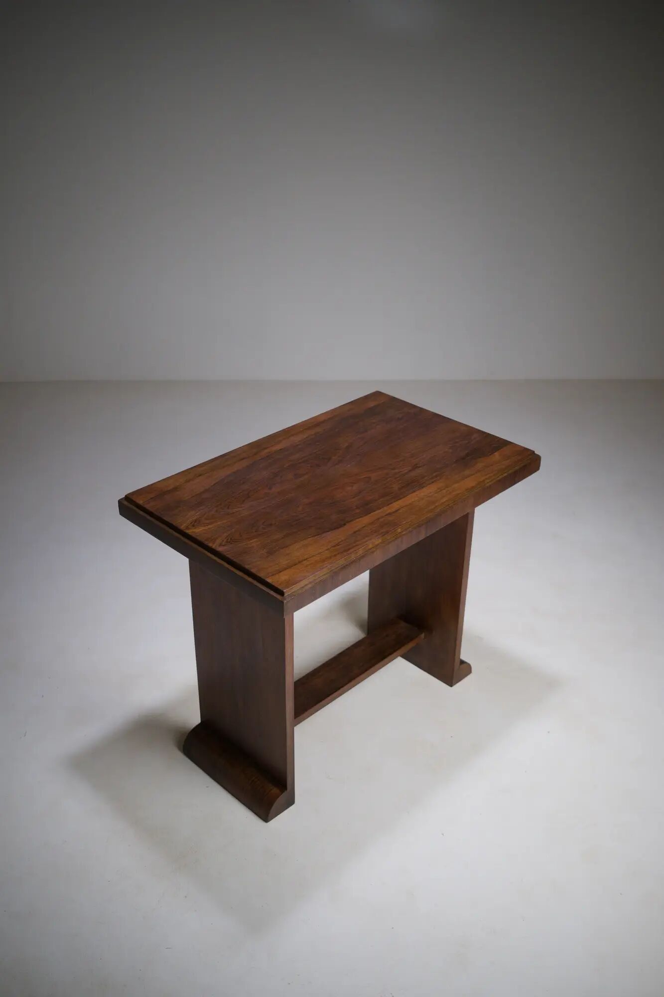 Art Deco side table in rosewood, circa 1930.