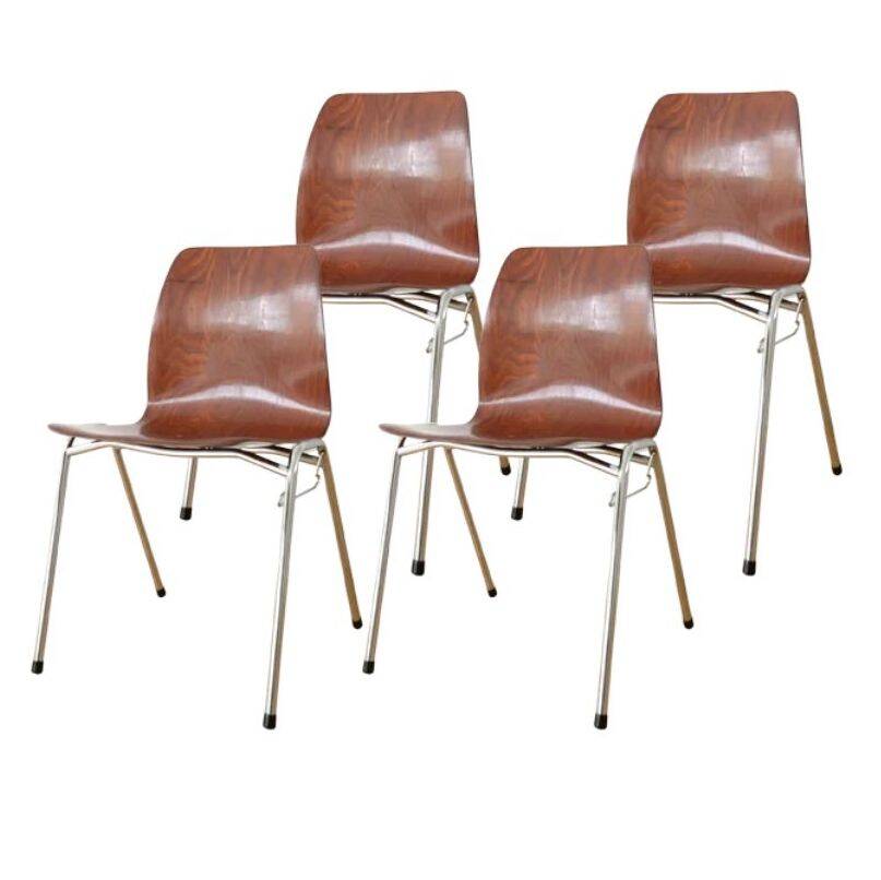 Set of Pagholz chairs, Germany 1970s