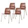 Set of Pagholz chairs, Germany 1970s