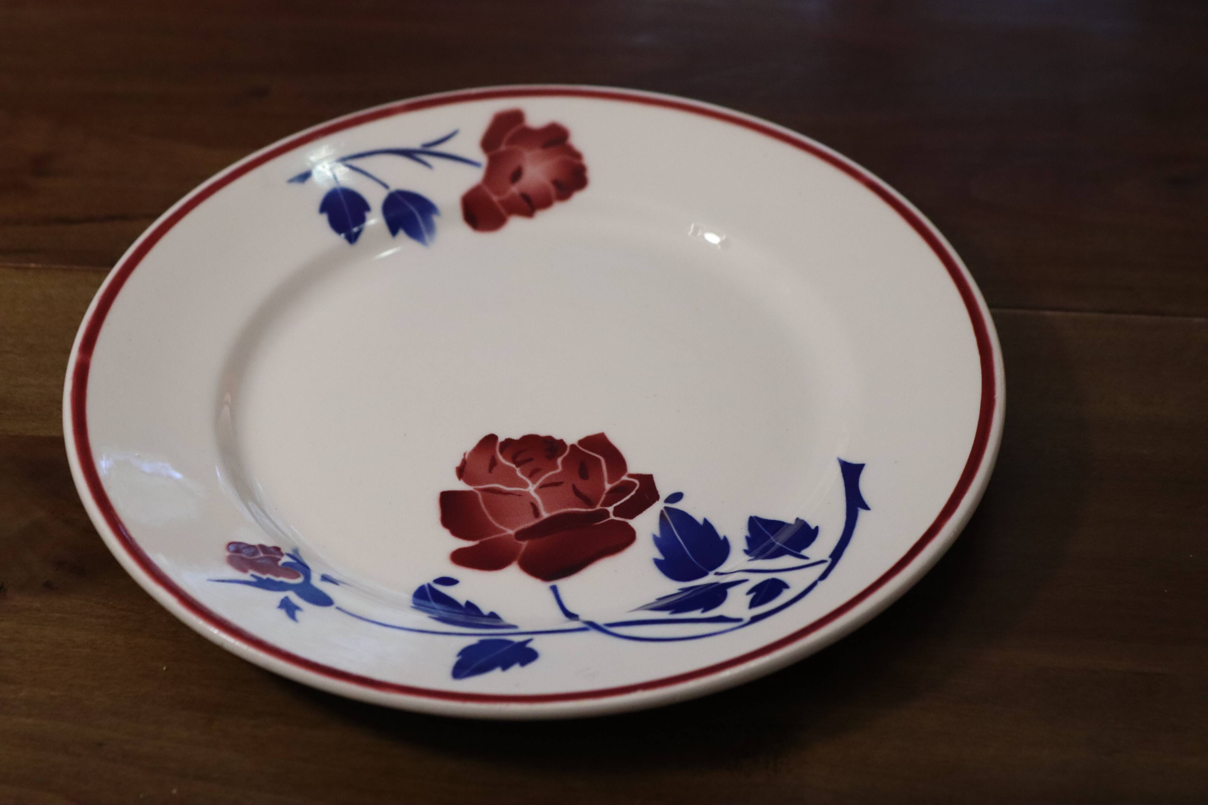 6 Badonviller dessert plates