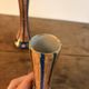 Pair of Soliflore Vases Faience HB Quimper Art Deco Decor 1930 Signed