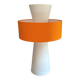 Intense orange furniture lamp Lamp'cône