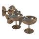 Set of 6 stainless steel cups