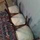 Three Louis XVI-style mahogany chairs