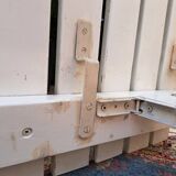 Vintage white wooden garden furniture