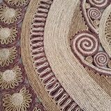 Vintage natural fibre rug