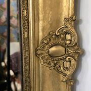 Rectangular mirror from the Empire period, mercury glass 18th century