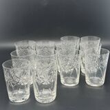 Service à boissons non alcoolisées en verre ciselé – 1224d9