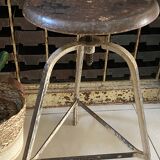 Old industrial workshop stool